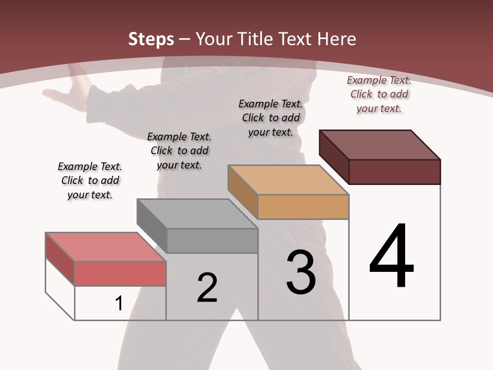 Exercise Brown Beauty PowerPoint Template