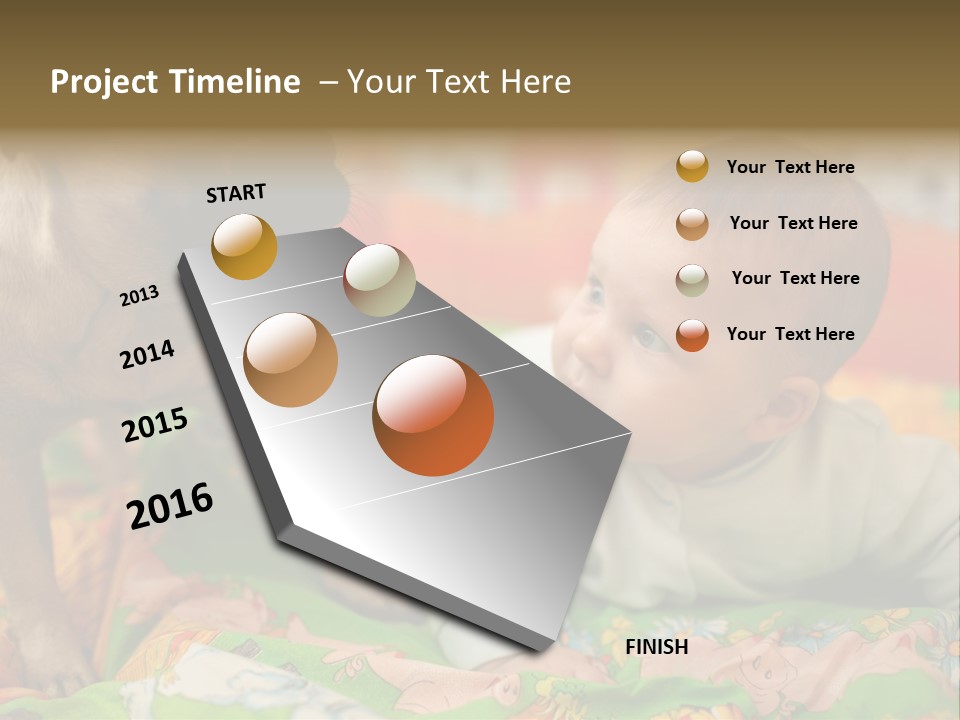 Baby Adorable Small PowerPoint Template