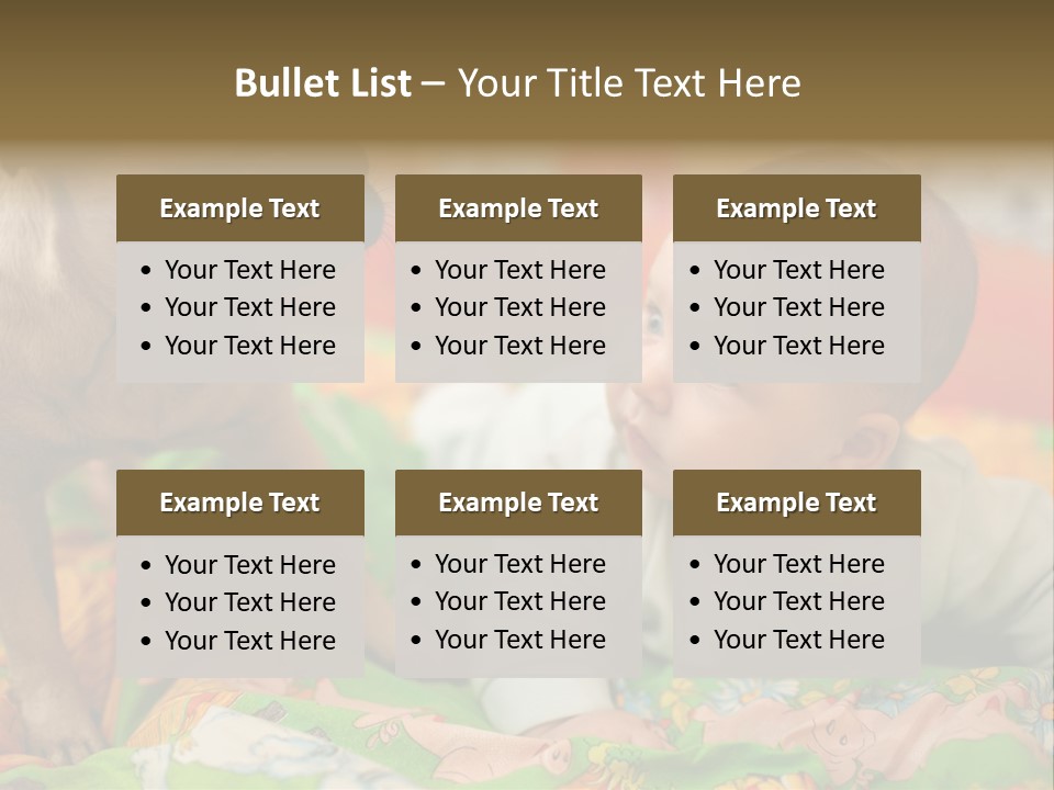 Baby Adorable Small PowerPoint Template