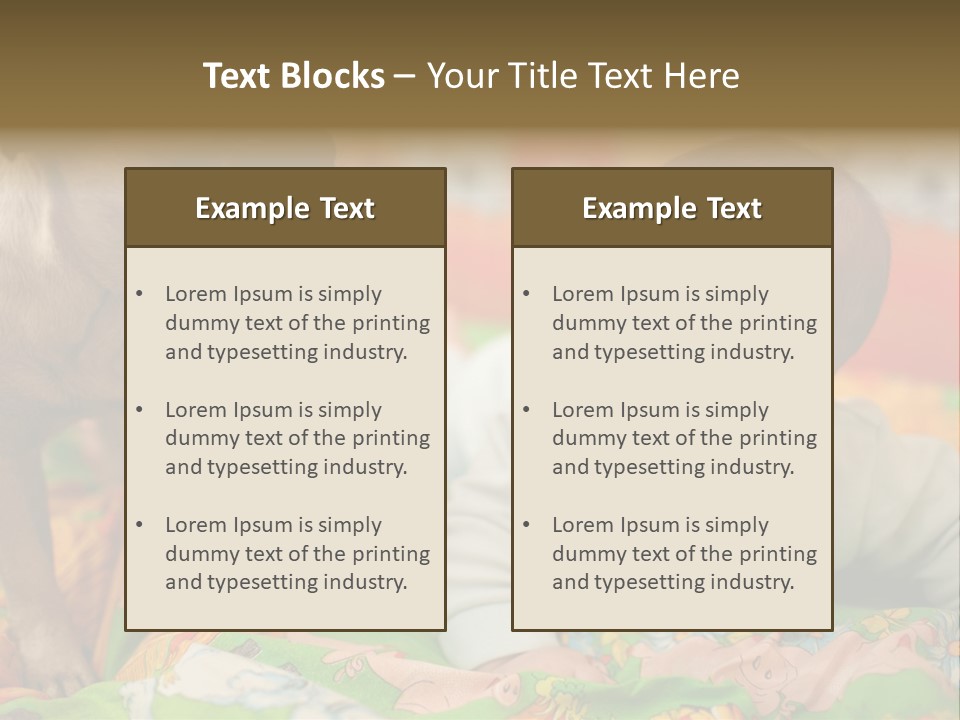 Baby Adorable Small PowerPoint Template