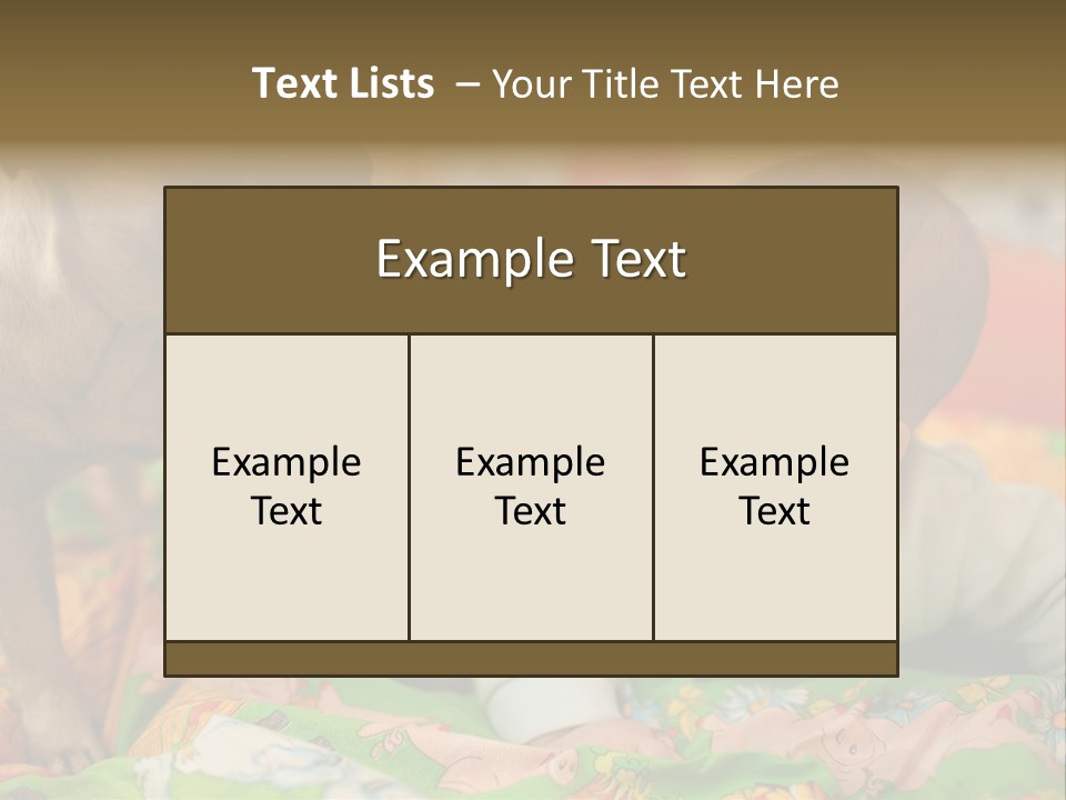 Baby Adorable Small PowerPoint Template