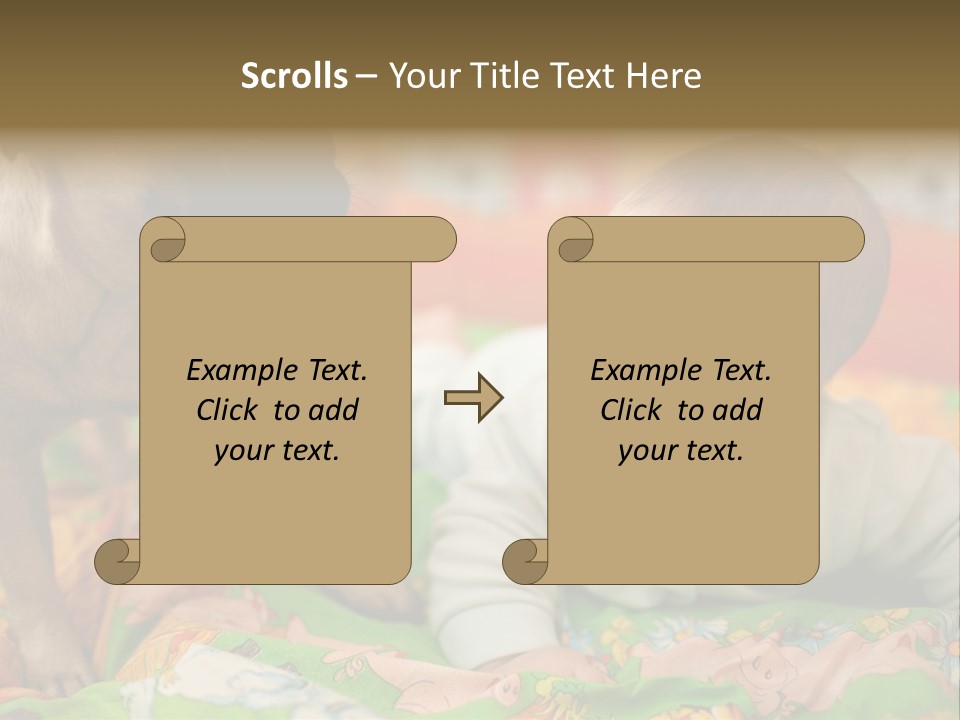 Baby Adorable Small PowerPoint Template