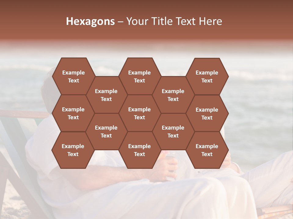 Man Female Retirement PowerPoint Template