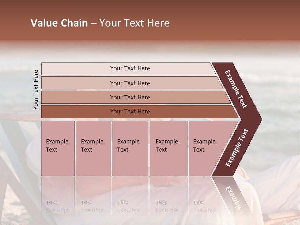 Man Female Retirement PowerPoint Template