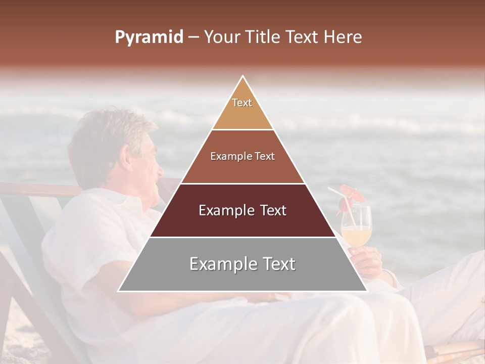 Man Female Retirement PowerPoint Template