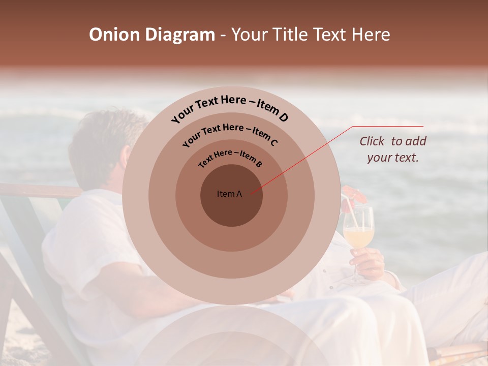 Man Female Retirement PowerPoint Template