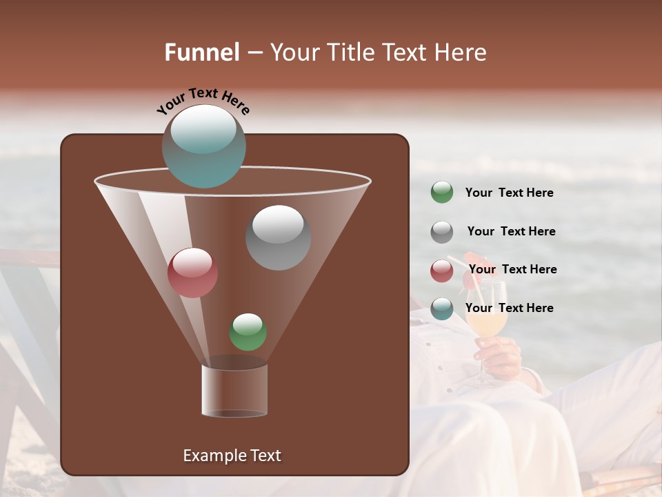 Man Female Retirement PowerPoint Template