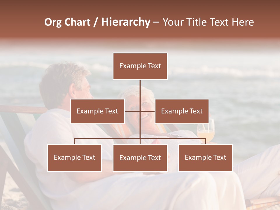 Man Female Retirement PowerPoint Template