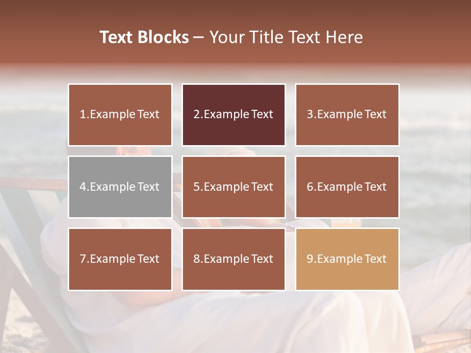 Man Female Retirement PowerPoint Template