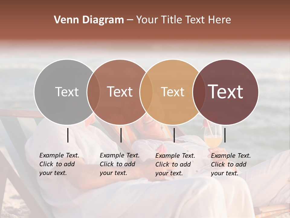 Man Female Retirement PowerPoint Template