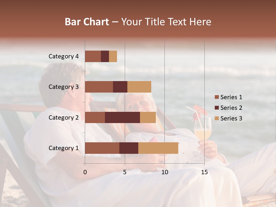 Man Female Retirement PowerPoint Template