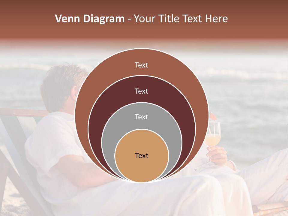 Man Female Retirement PowerPoint Template