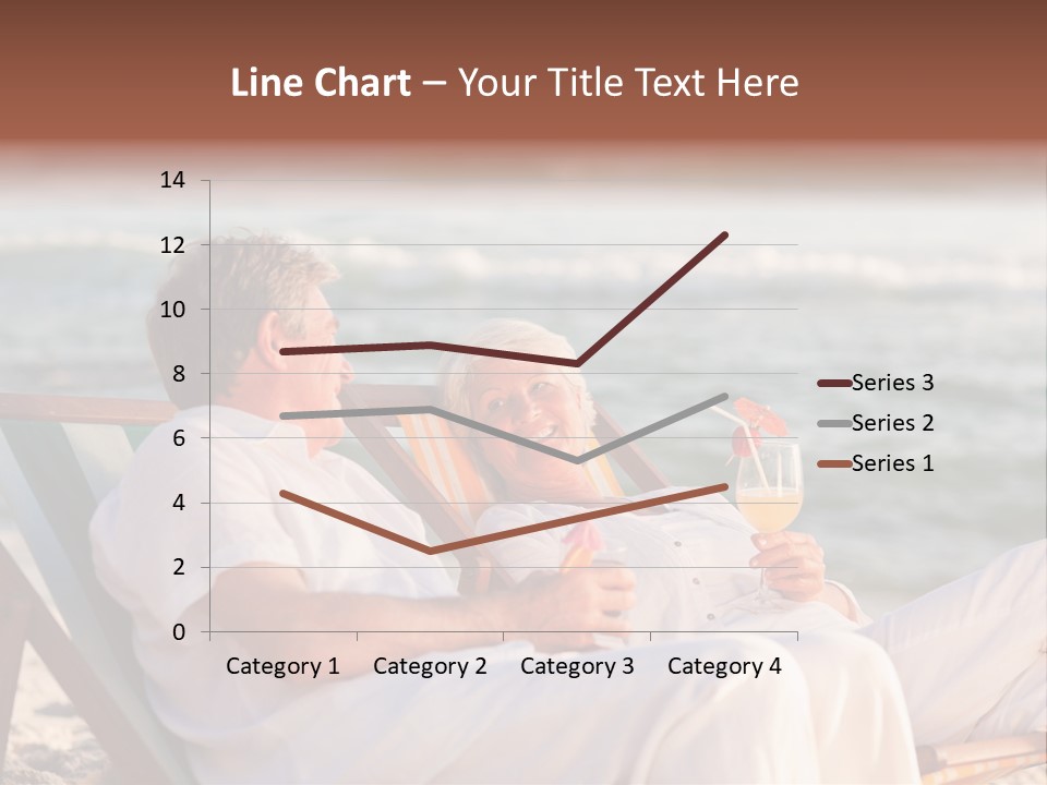 Man Female Retirement PowerPoint Template