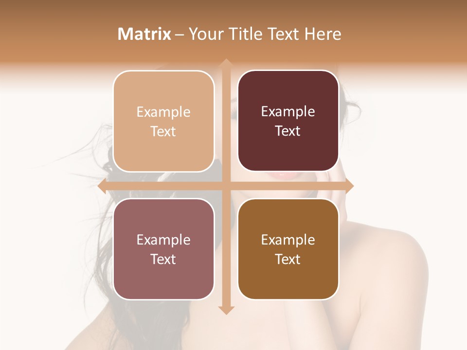 Horizontal Body Brunette PowerPoint Template