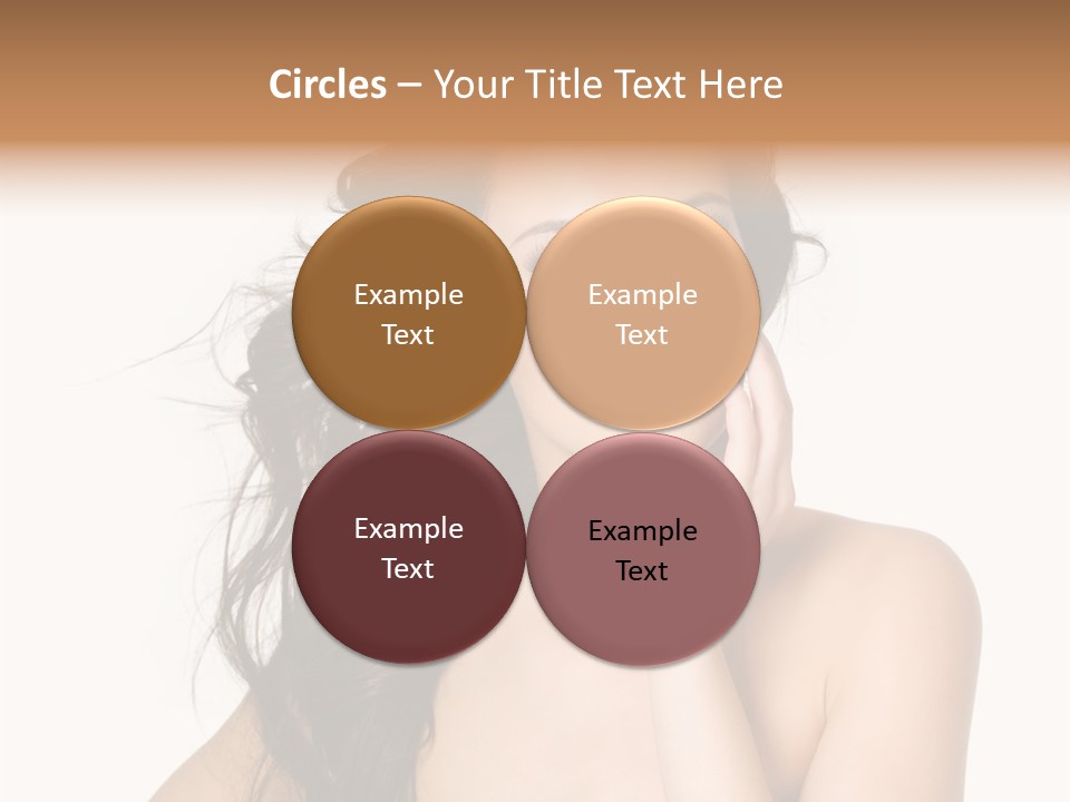 Horizontal Body Brunette PowerPoint Template