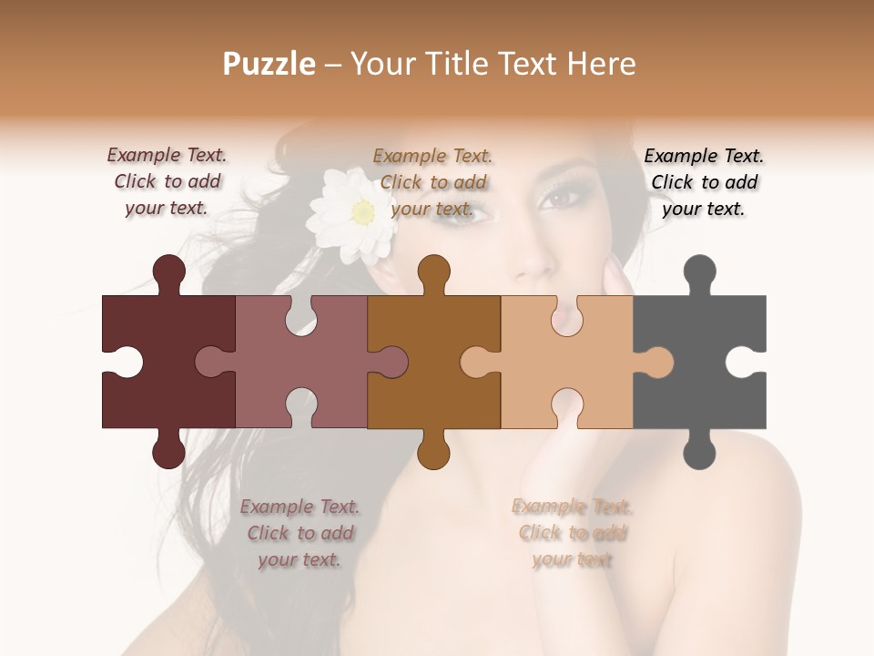 Horizontal Body Brunette PowerPoint Template