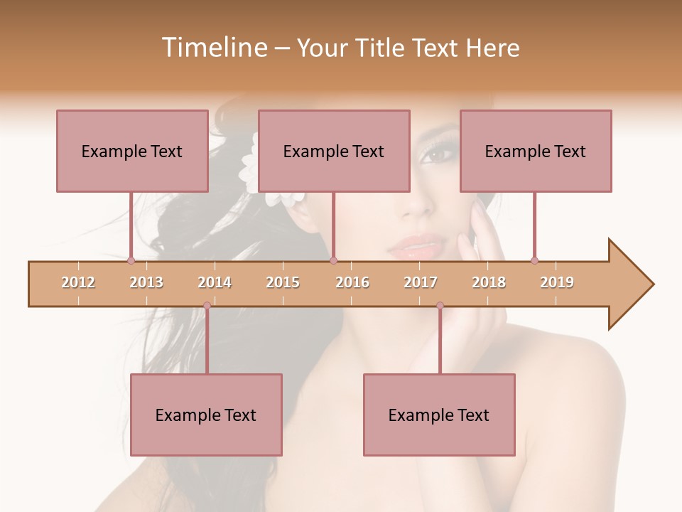 Horizontal Body Brunette PowerPoint Template