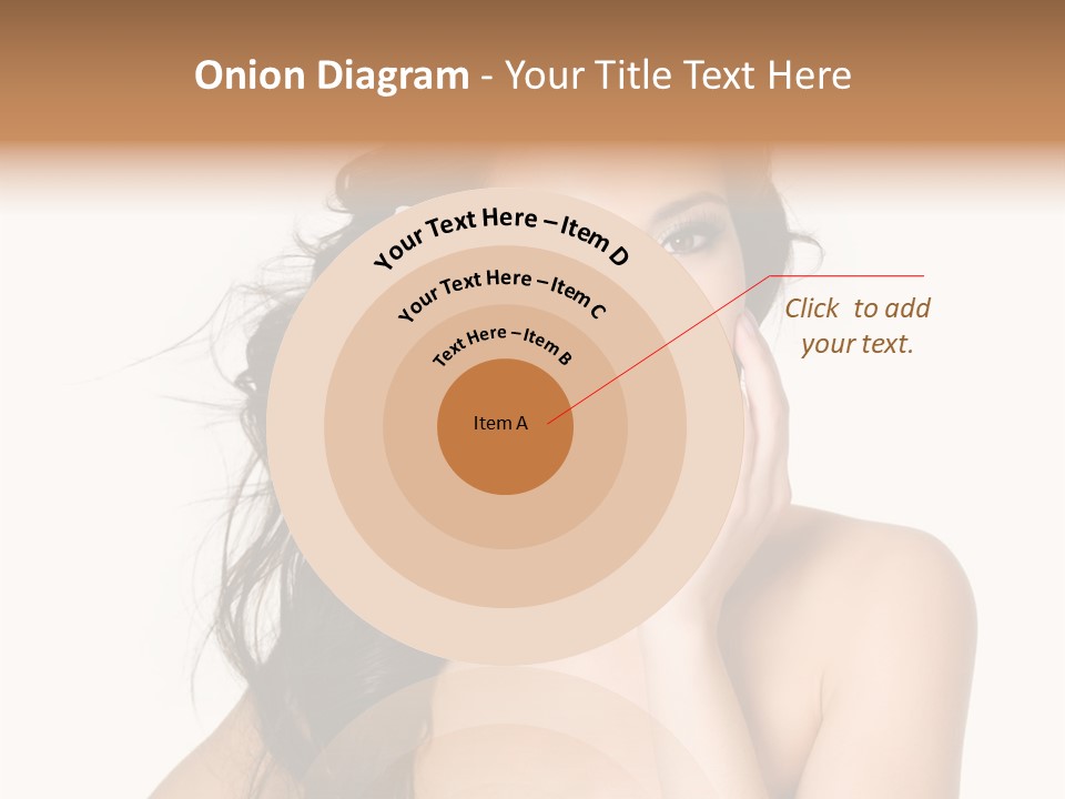 Horizontal Body Brunette PowerPoint Template