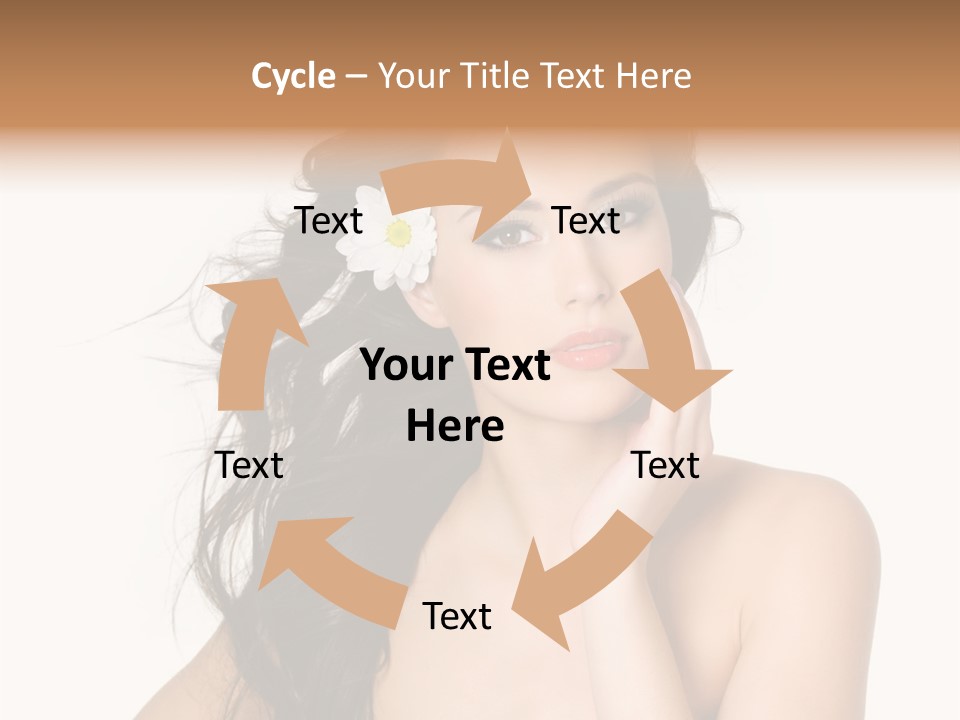 Horizontal Body Brunette PowerPoint Template