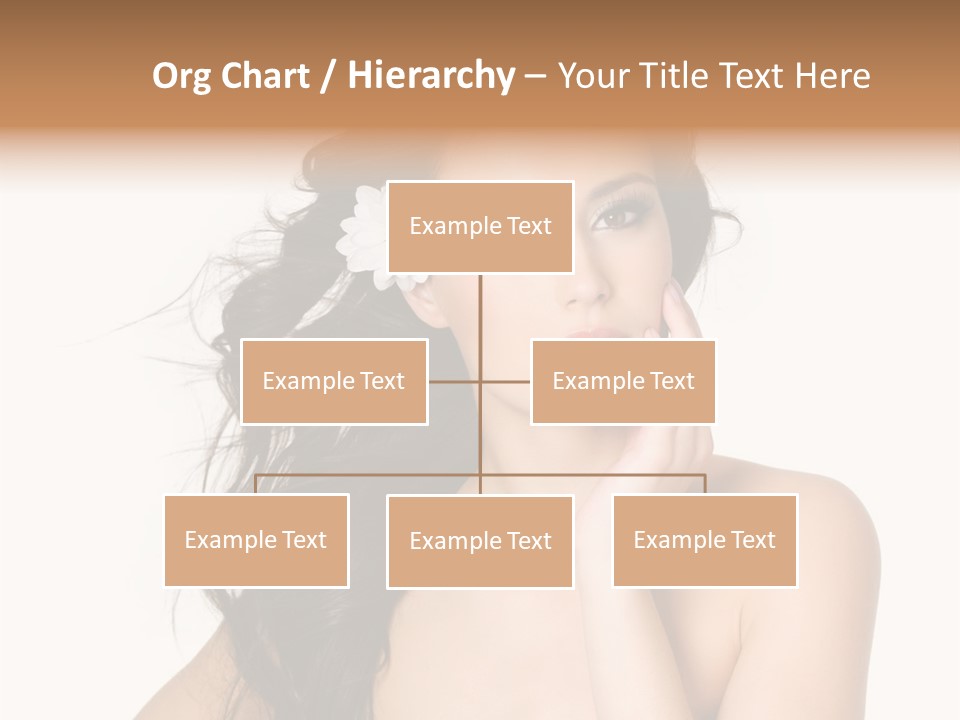 Horizontal Body Brunette PowerPoint Template