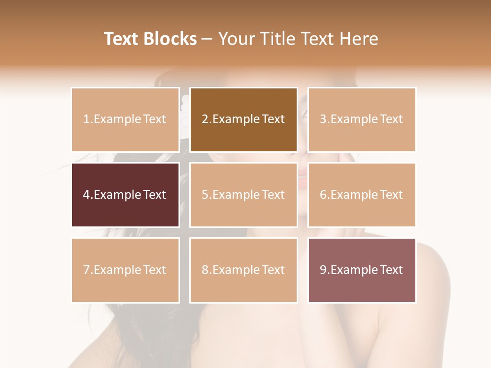 Horizontal Body Brunette PowerPoint Template