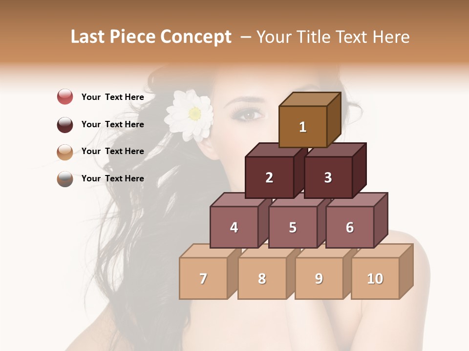 Horizontal Body Brunette PowerPoint Template