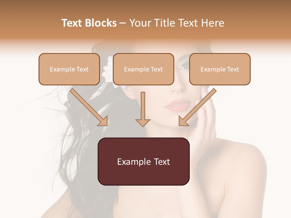 Horizontal Body Brunette PowerPoint Template