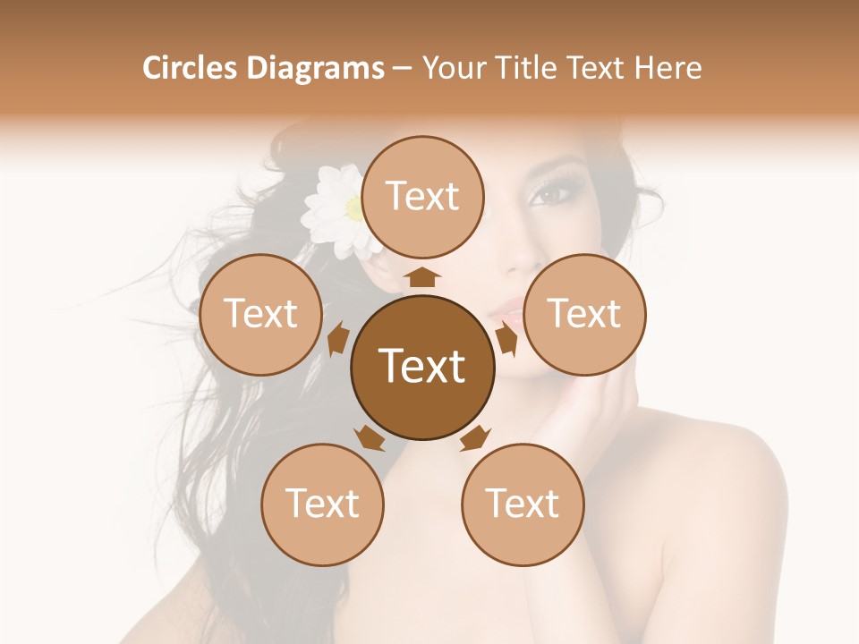 Horizontal Body Brunette PowerPoint Template