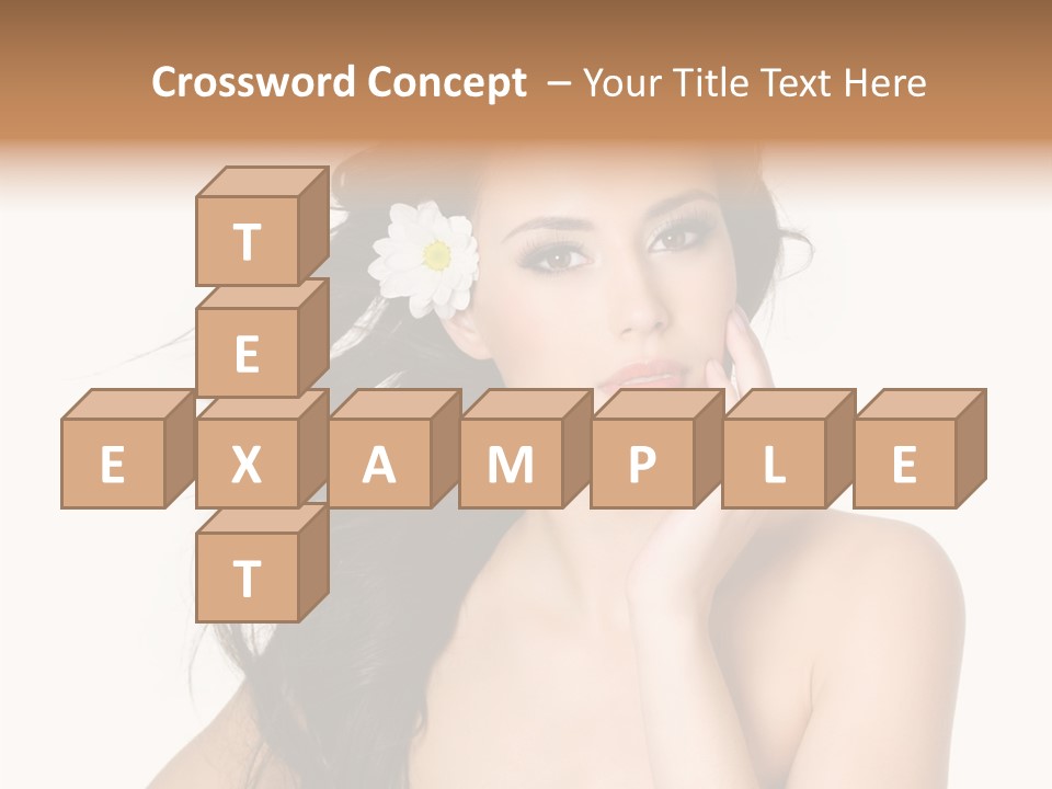 Horizontal Body Brunette PowerPoint Template