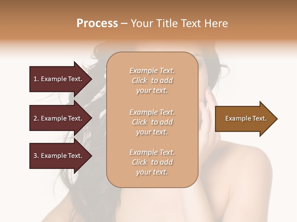 Horizontal Body Brunette PowerPoint Template