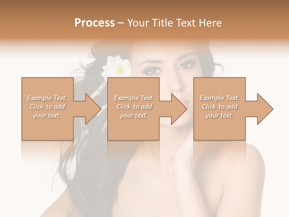 Horizontal Body Brunette PowerPoint Template