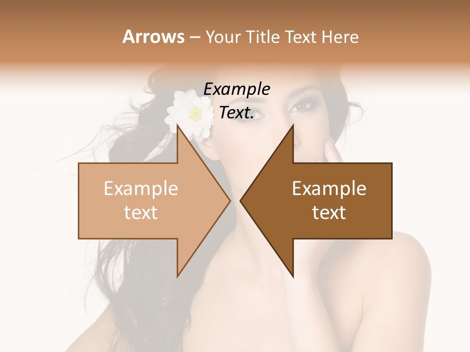 Horizontal Body Brunette PowerPoint Template