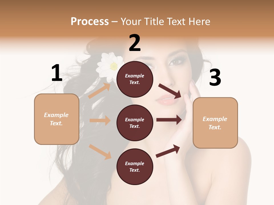 Horizontal Body Brunette PowerPoint Template