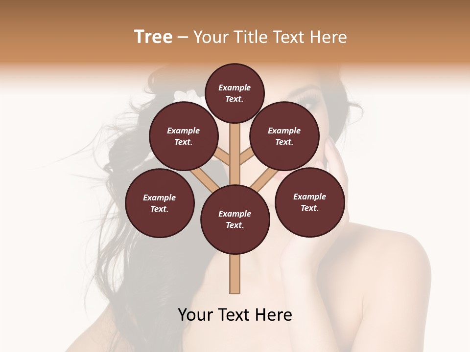 Horizontal Body Brunette PowerPoint Template