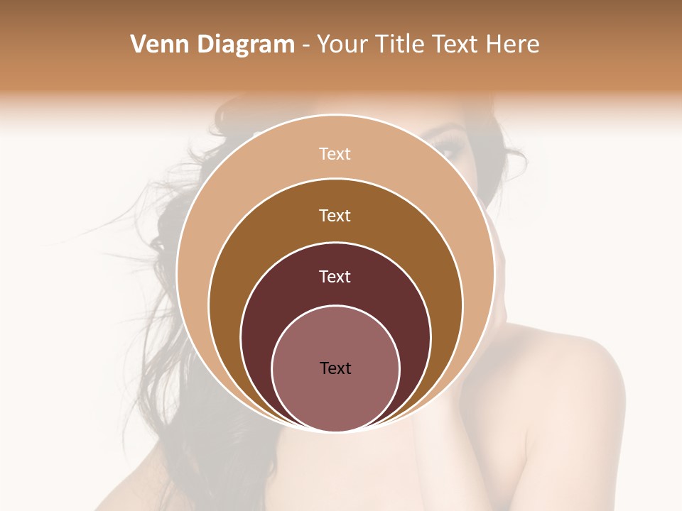 Horizontal Body Brunette PowerPoint Template