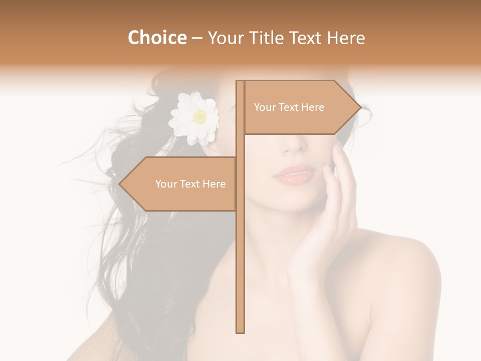 Horizontal Body Brunette PowerPoint Template