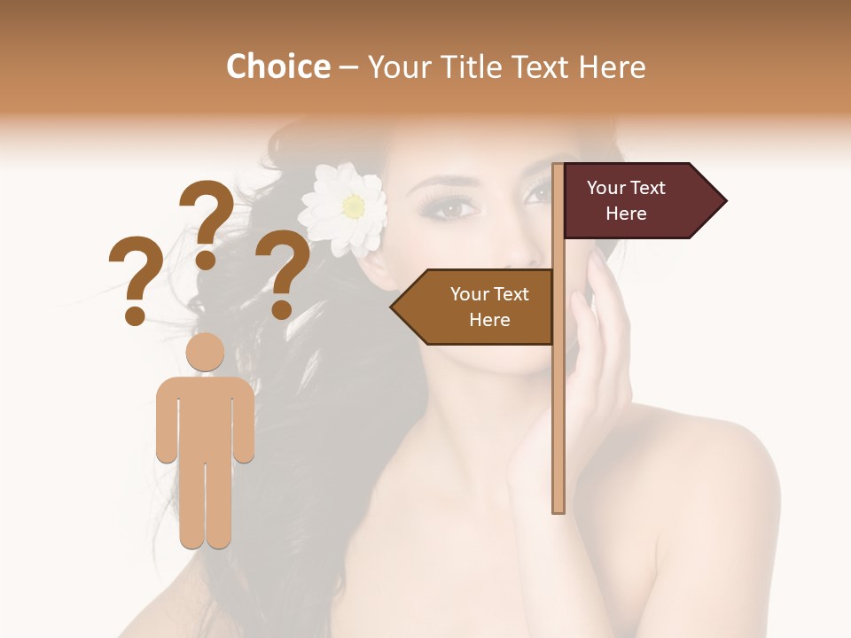 Horizontal Body Brunette PowerPoint Template