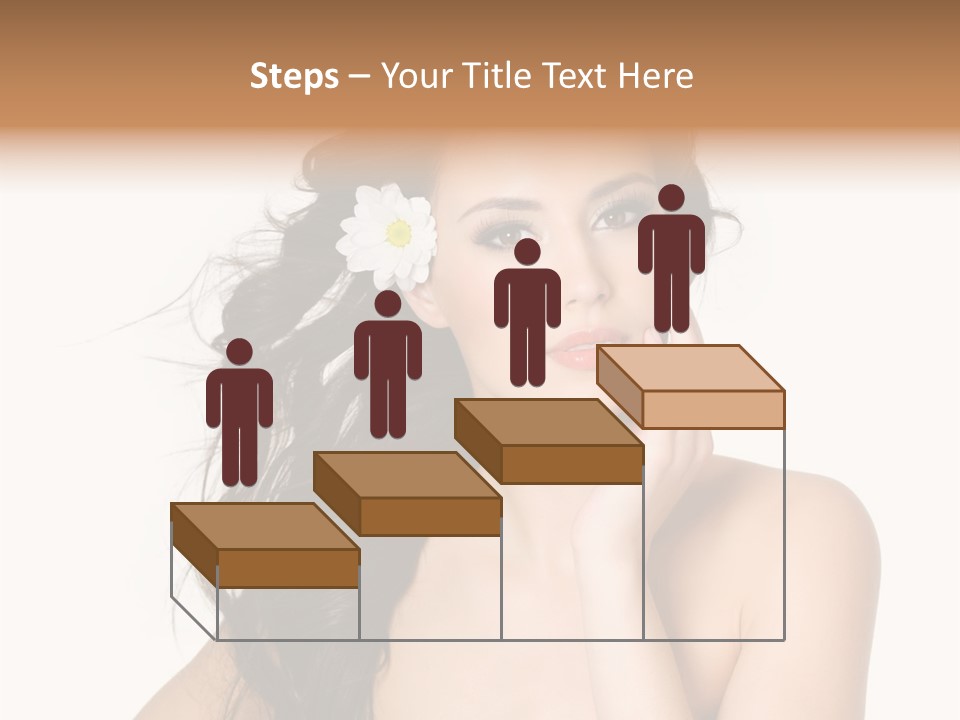 Horizontal Body Brunette PowerPoint Template