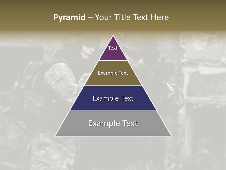 Young Combat Rifle PowerPoint Template