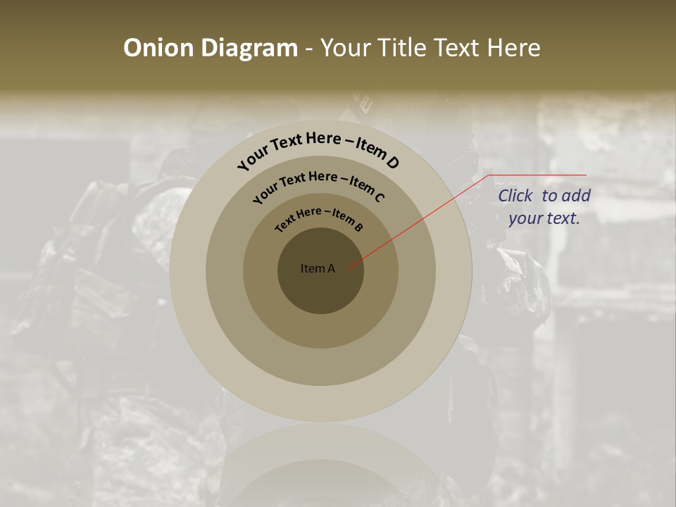 Young Combat Rifle PowerPoint Template