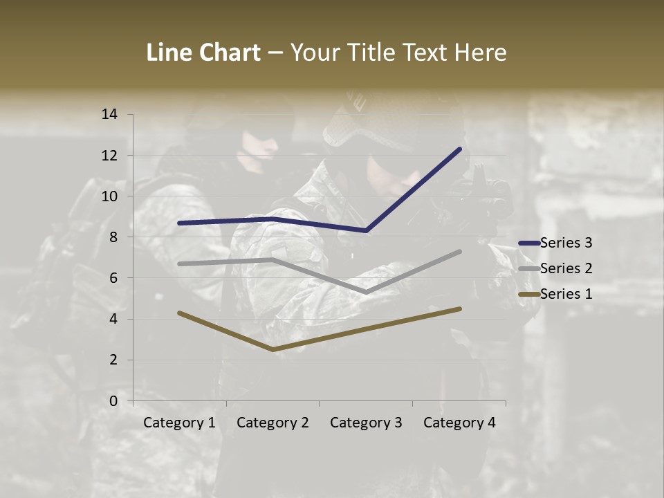 Young Combat Rifle PowerPoint Template