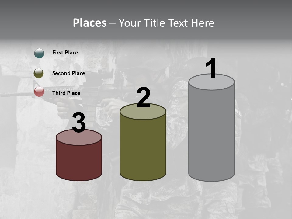 Soft Rifle Gun PowerPoint Template