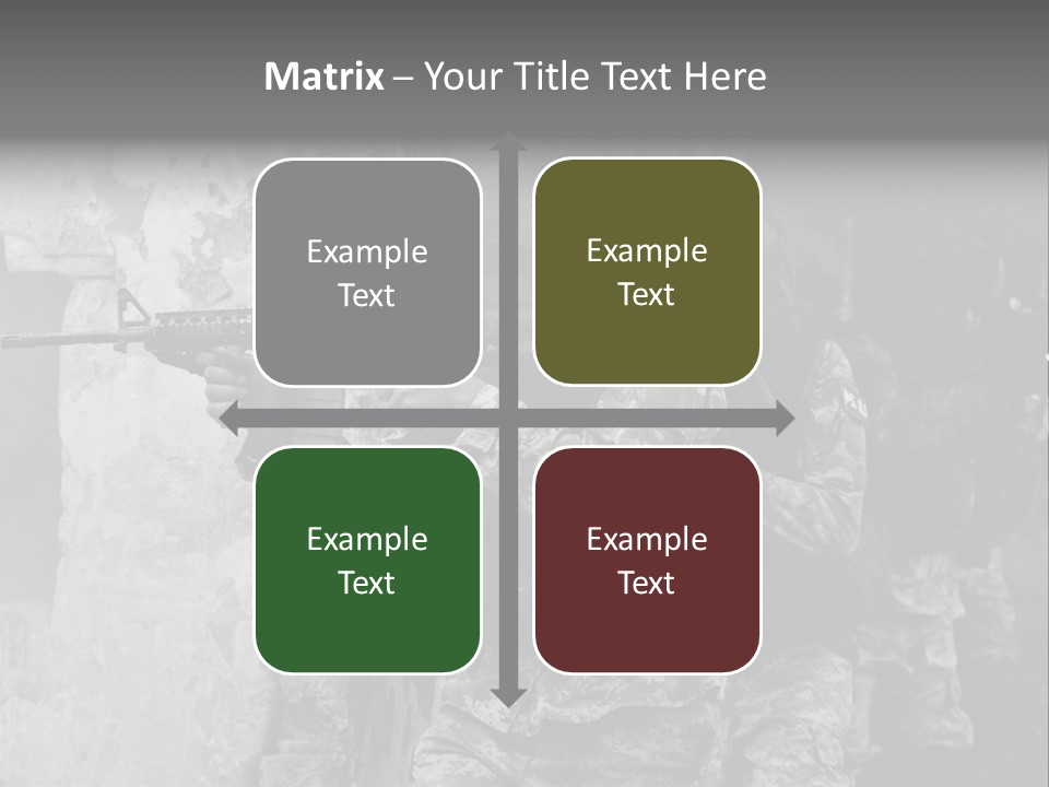Soft Rifle Gun PowerPoint Template