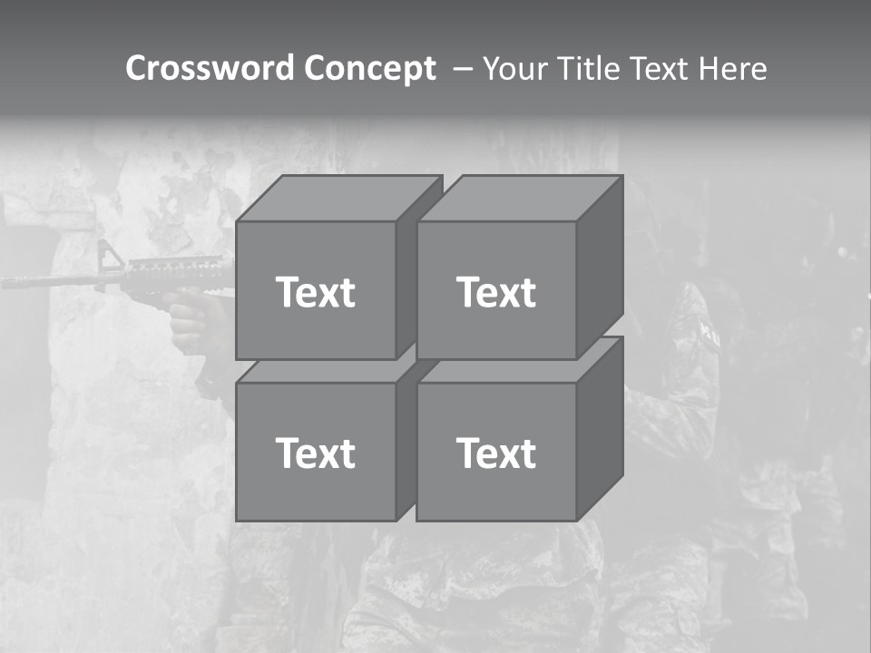 Soft Rifle Gun PowerPoint Template