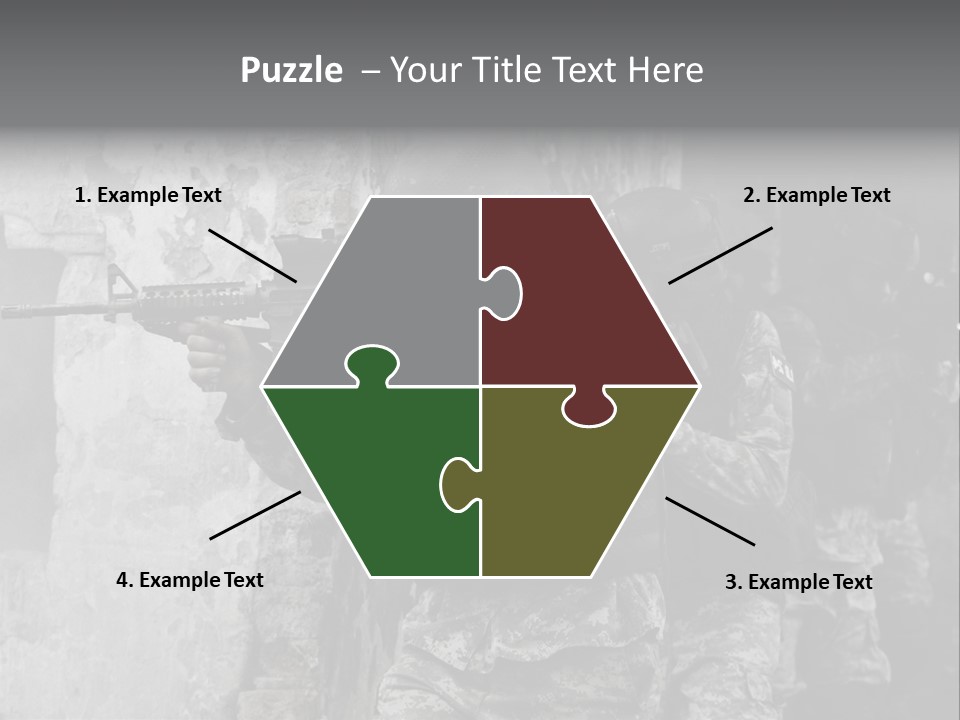 Soft Rifle Gun PowerPoint Template