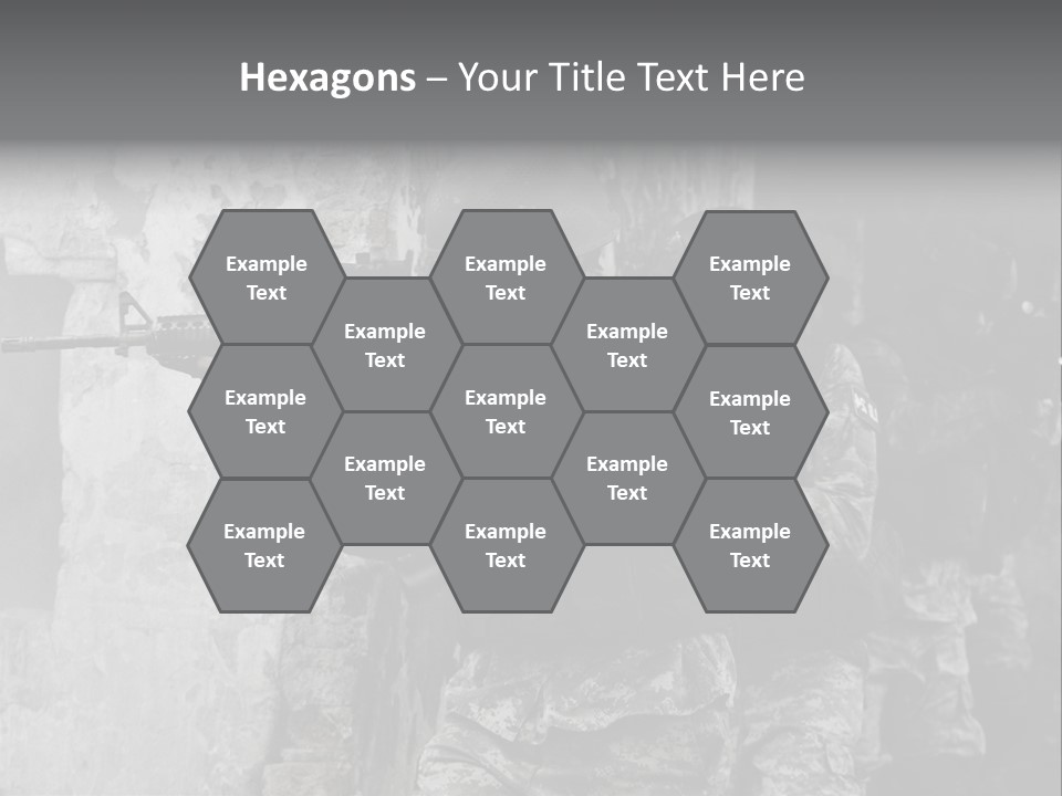 Soft Rifle Gun PowerPoint Template