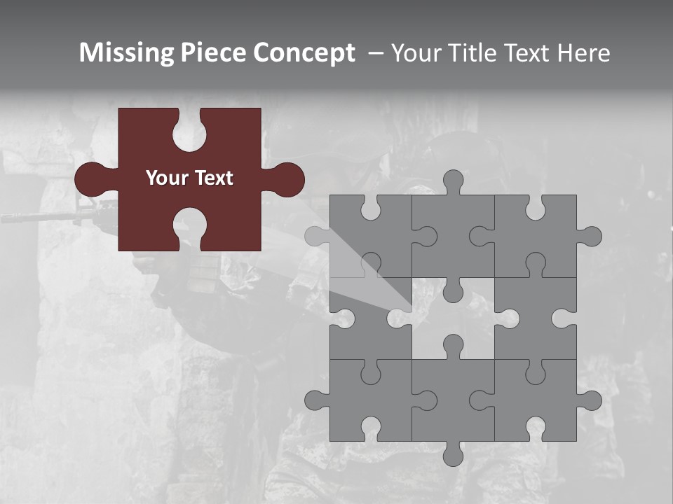 Soft Rifle Gun PowerPoint Template