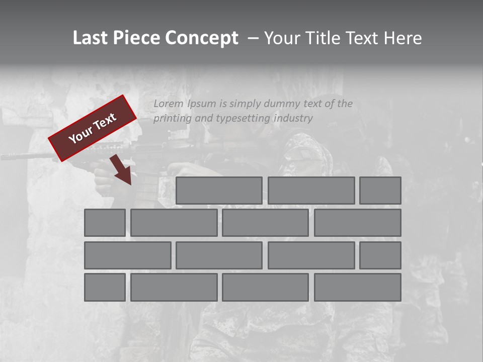 Soft Rifle Gun PowerPoint Template