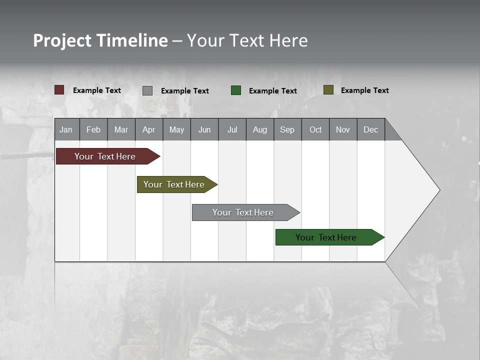Soft Rifle Gun PowerPoint Template