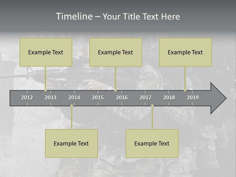 Soft Rifle Gun PowerPoint Template